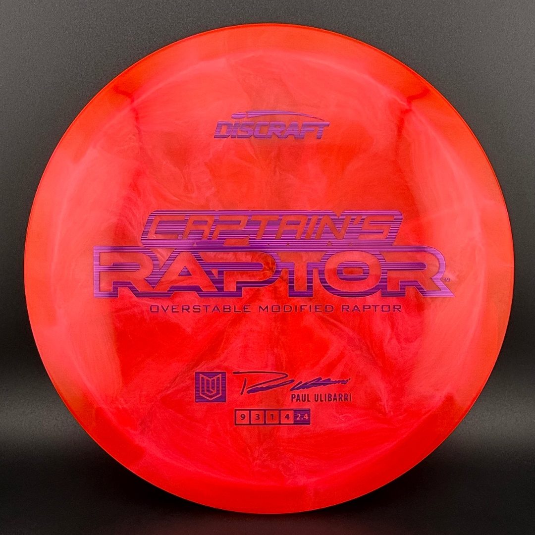 Special Z Blend Captain's Raptor - Paul Ulibarri 2025 Signature Series Discraft