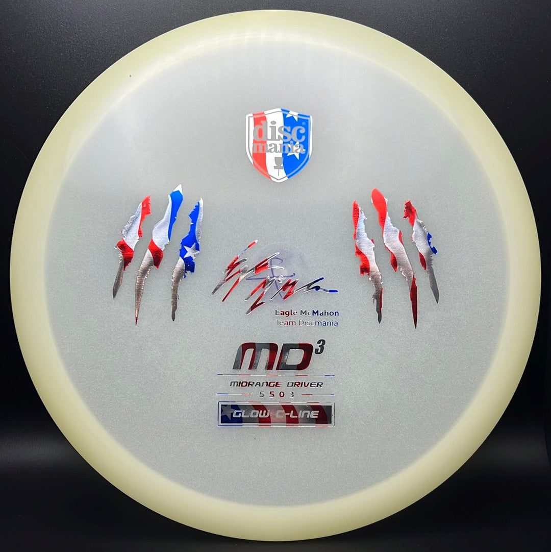 Glow C-Line MD3 *Eagle Stash* - 5503 Claw Run Penned X-Out Discmania
