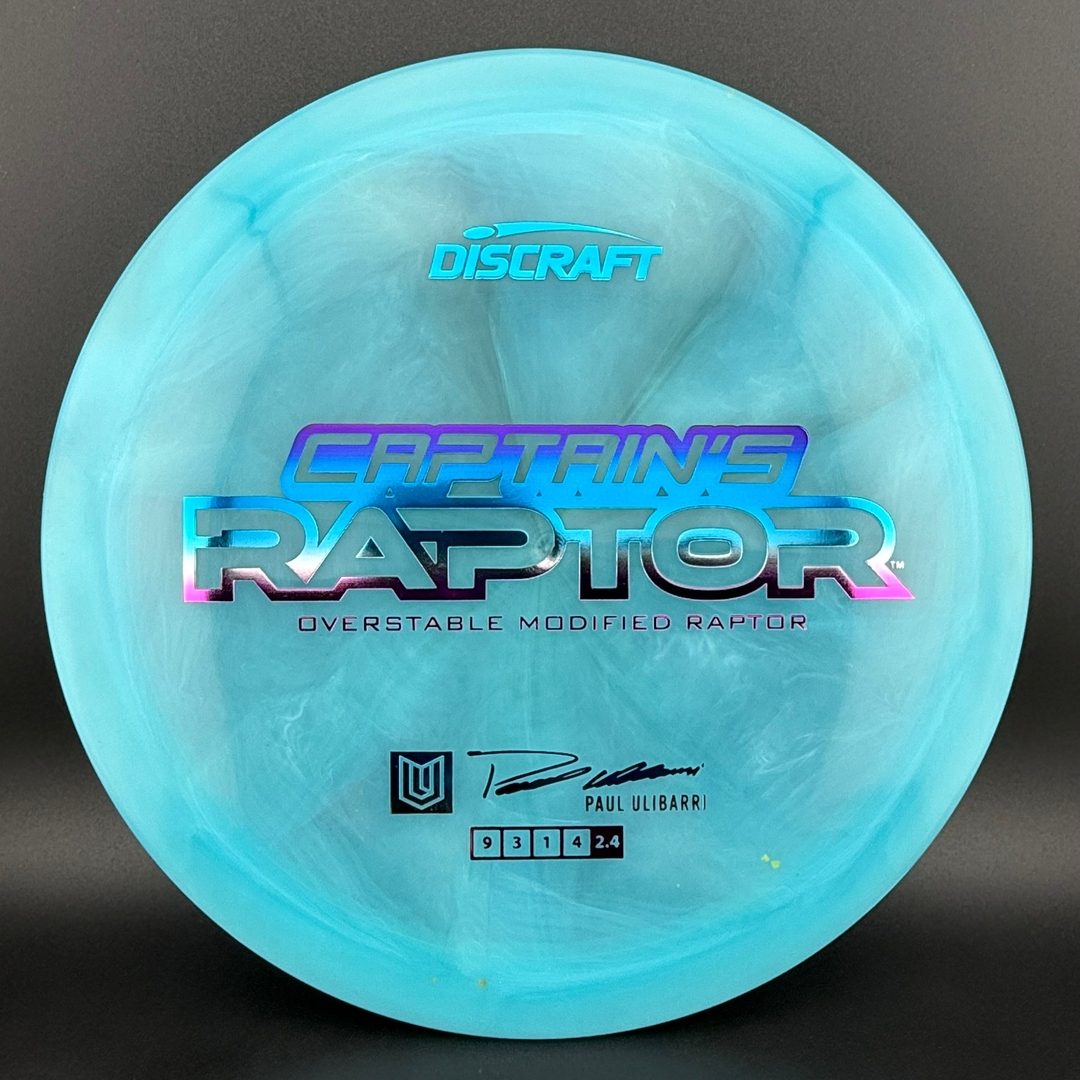 Special Z Blend Captain's Raptor - Paul Ulibarri 2025 Signature Series Discraft