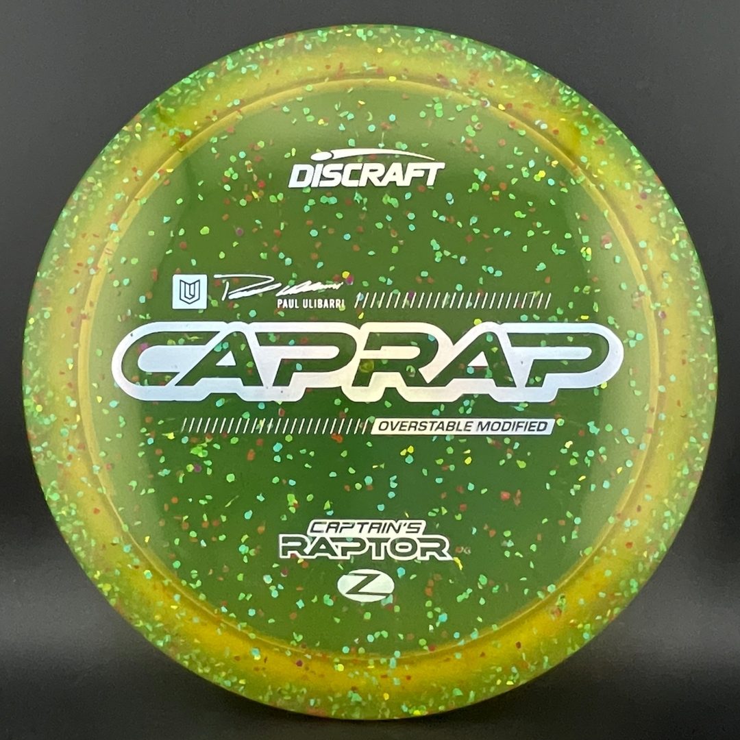 Confetti Z Captain's Raptor - Paul Ulibarri 2026 Discraft