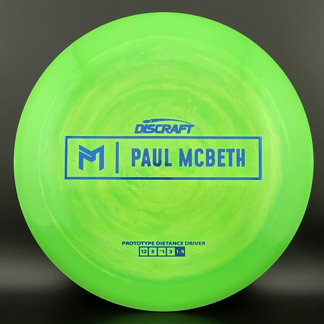 Prototype ESP Zeus / Kong - Paul McBeth Signature Disc - SUPER SWIRLY! Discraft