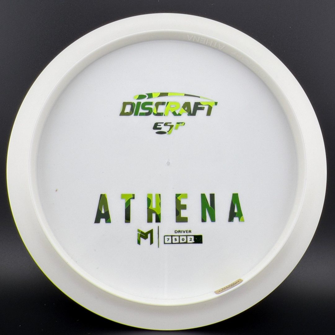 White ESP Athena - Bottom Stamp - Dyer’s Delight Discraft