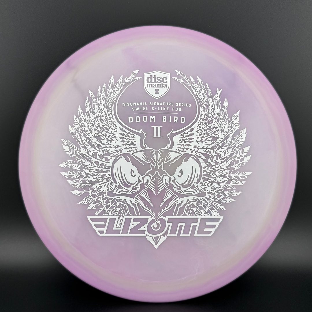 Swirly S-Line FD3 - Doom Bird 2 White - Simon Lizotte Discmania