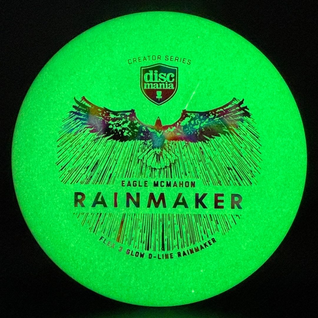 Glow D-Line Flex 3 Rainmaker - Eagle McMahon Creator Series *Colten Stash* Discmania