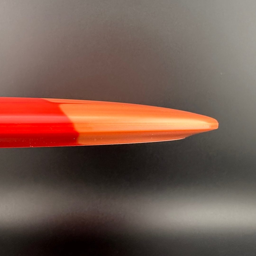 Swirly S-line FD - Red Split Dye - Discmania Tattoo stamp Discmania