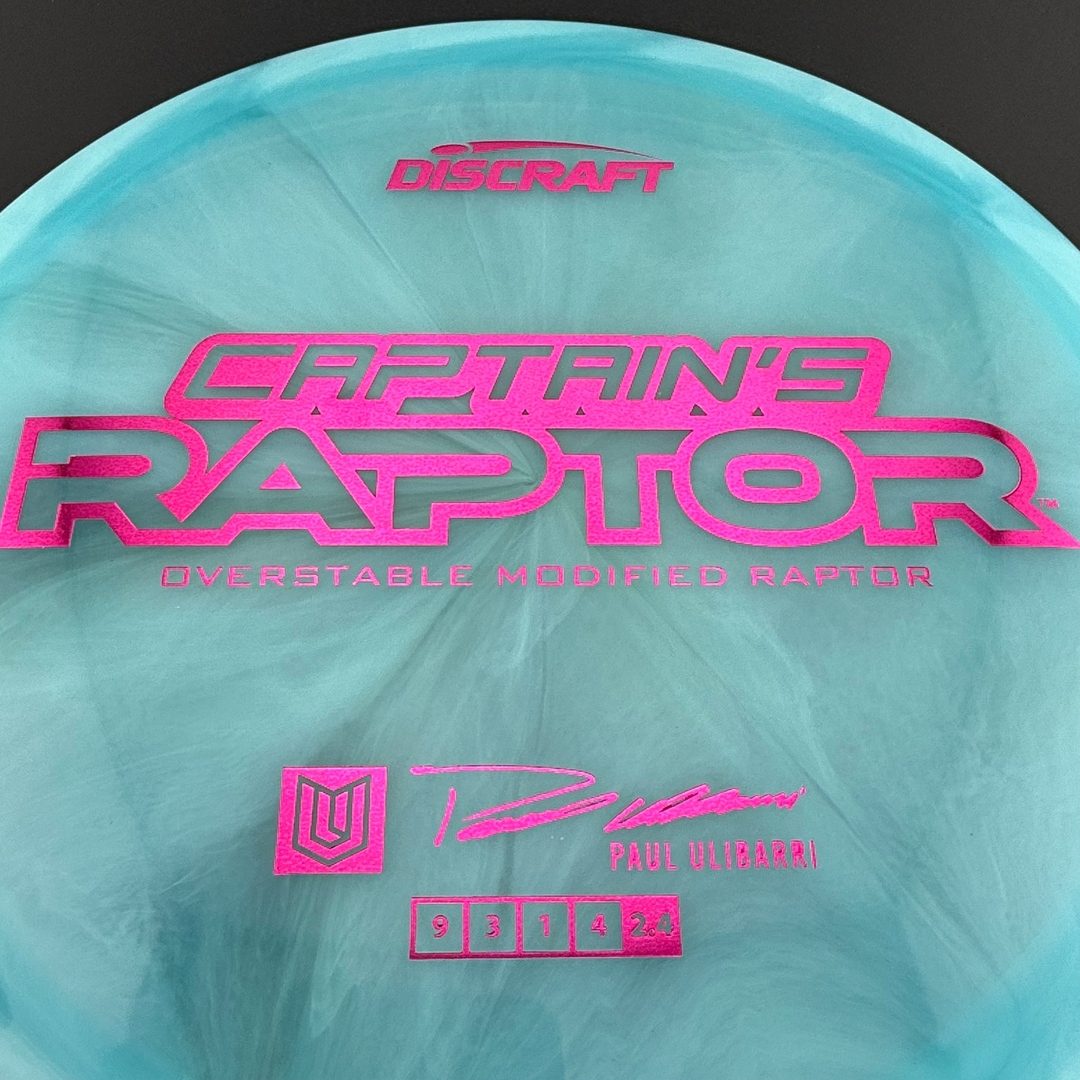 Special Z Blend Captain's Raptor - Paul Ulibarri 2025 Signature Series Discraft