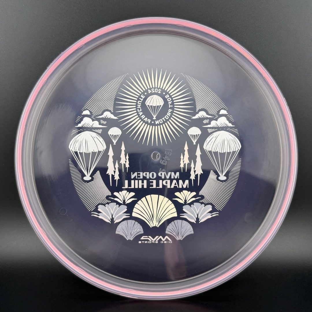 Proton Soft Parachute - MVP Open 2024 - Clear Pink Streamline