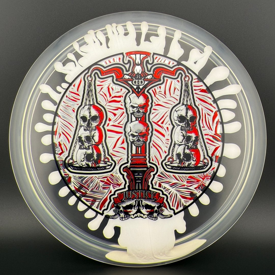 Lucid-Ice SplaDDer Justice - Scales of Justice - 10 Year Anniversary Dynamic Discs