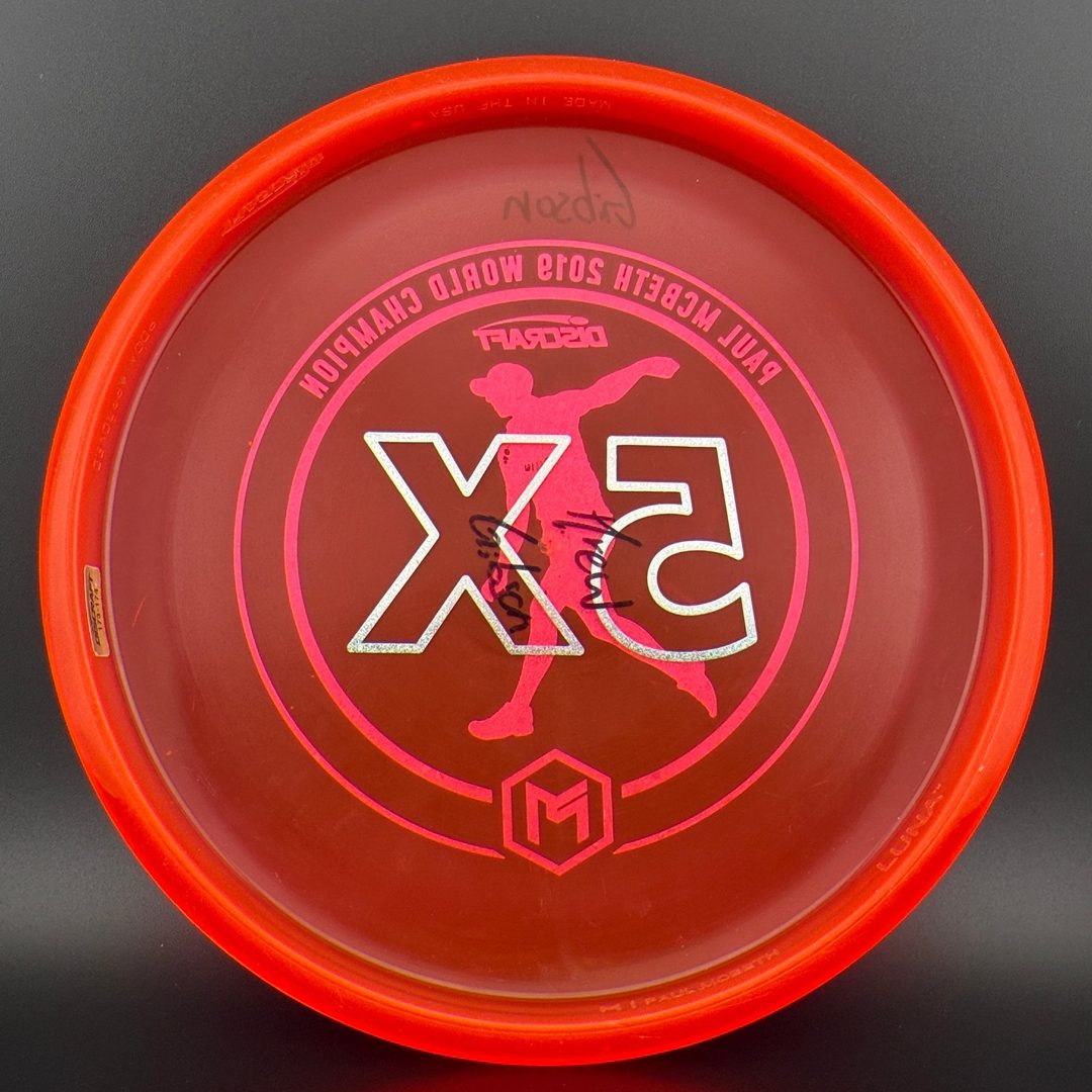 CryZtal Z Luna 5X - Paul McBeth World Champ *Gibson Stash Used* Discraft