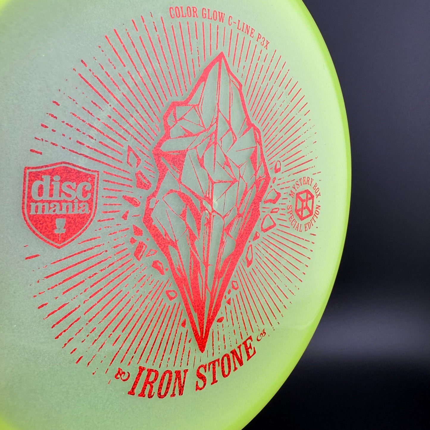 Color Glow C-Line P3X - First Run "Iron Stone" MB 23 Discmania