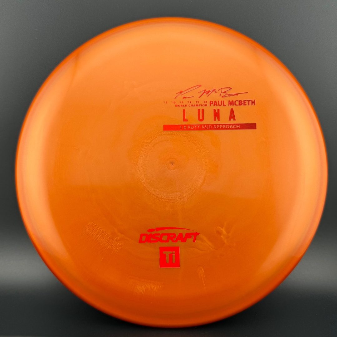 Titanium Luna - First Run - Paul McBeth Discraft