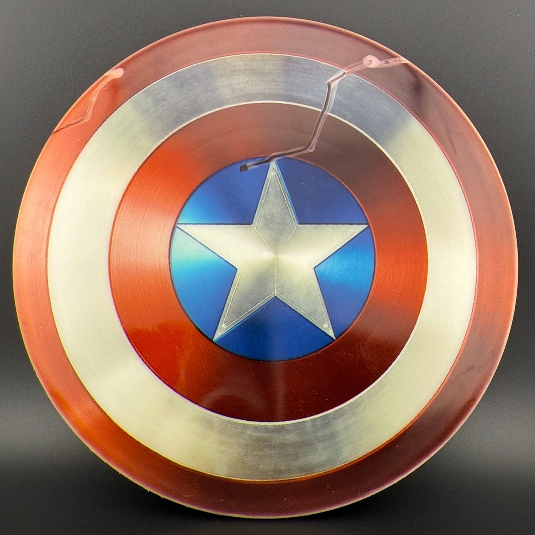 Fuzion Judge - DyeMax Cpt America Shield *Gibson Stash* Dynamic Discs