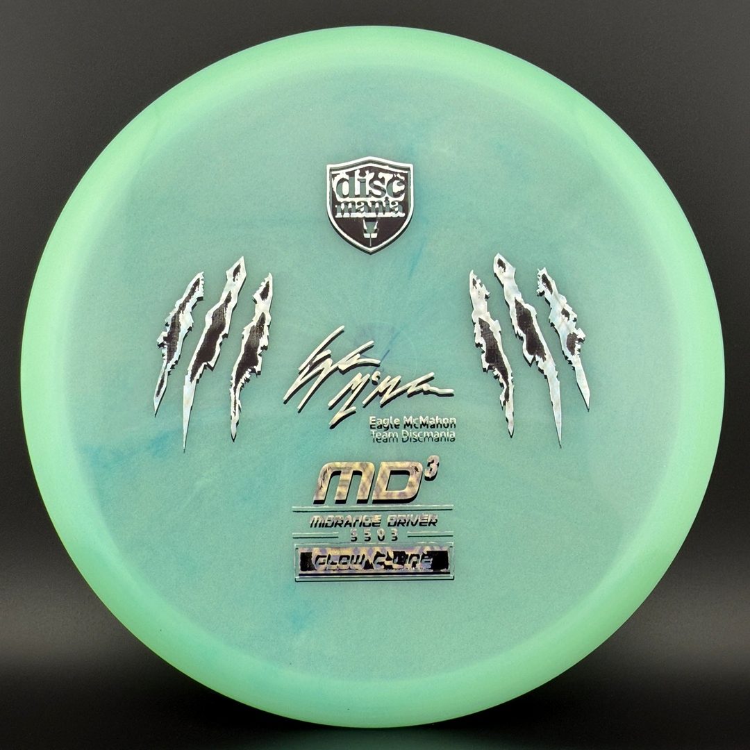 Color Glow C-Line MD3 Penned Eagle Claw X-Out *Warehouse Stash* Discmania