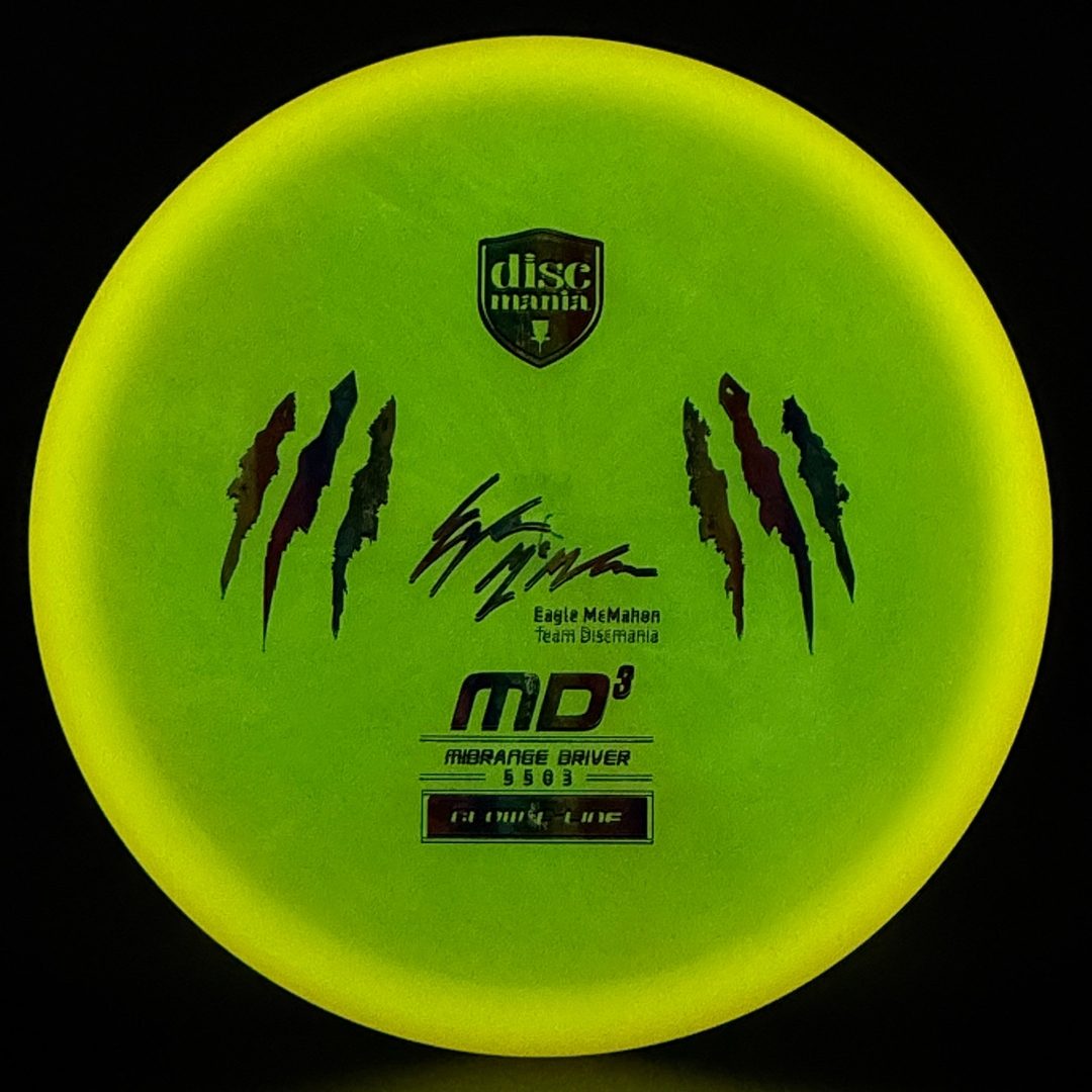 Color Glow C-Line MD3 Penned Eagle Claw X-Out *Warehouse Stash* Discmania