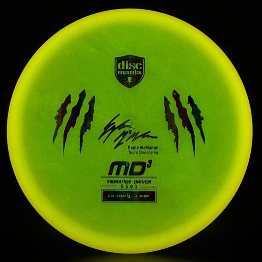 Color Glow C-Line MD3 Penned Eagle Claw X-Out *Warehouse Stash* Discmania