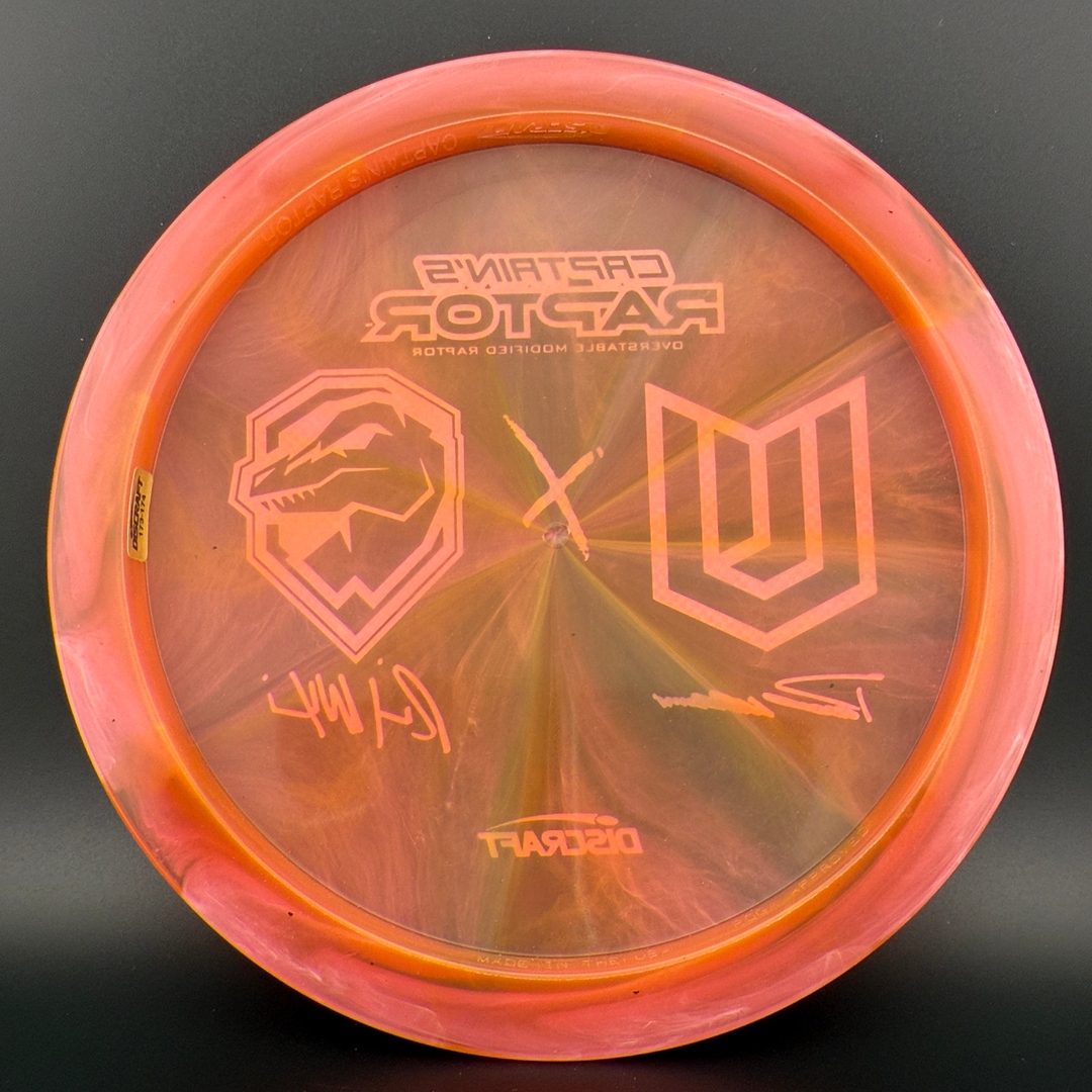 Z Swirl Captain's Raptor - Ulibarri x Wysocki Collab Edition Discraft