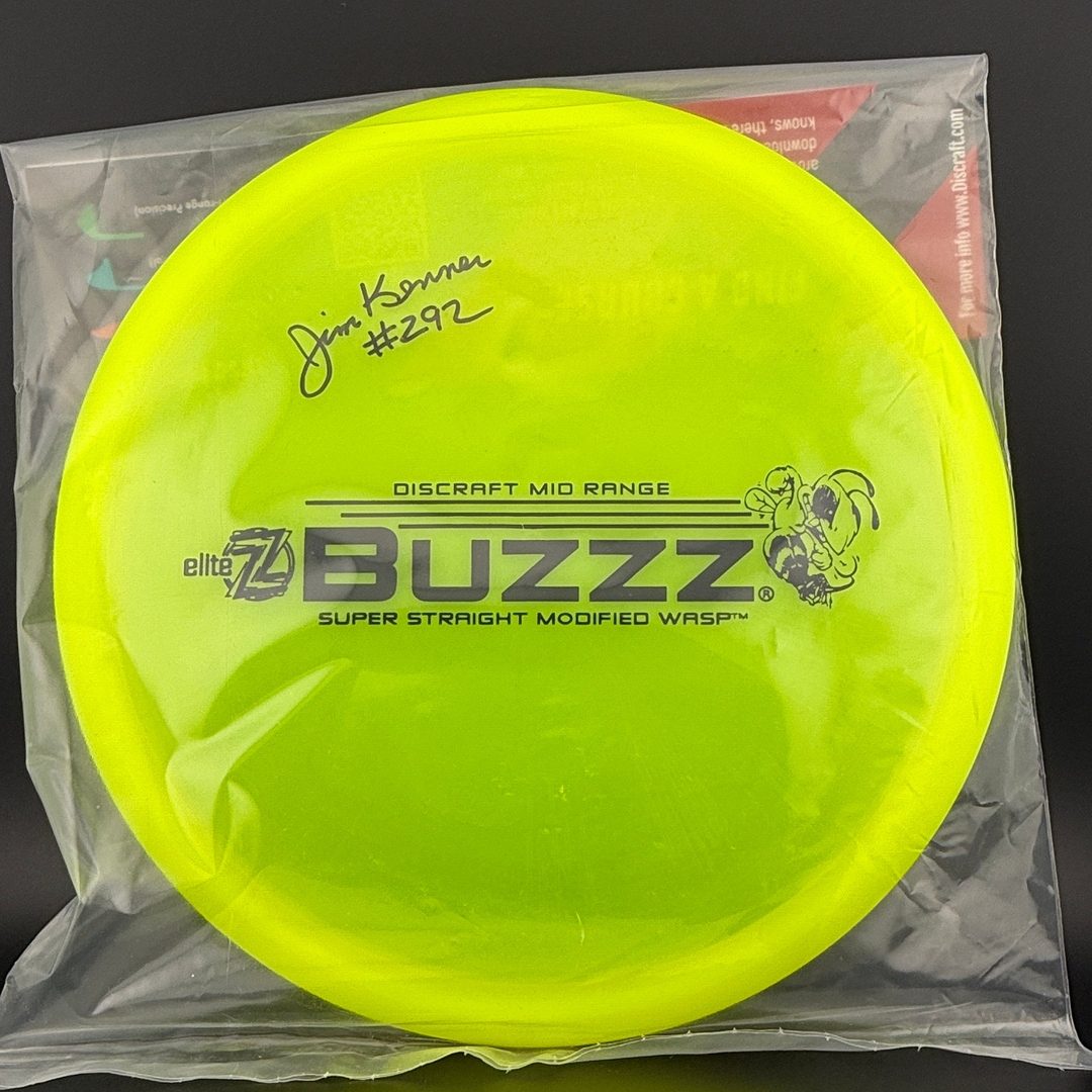 Elite Z Buzzz - Jim Kenner Autographed - Throwback Edition Discraft