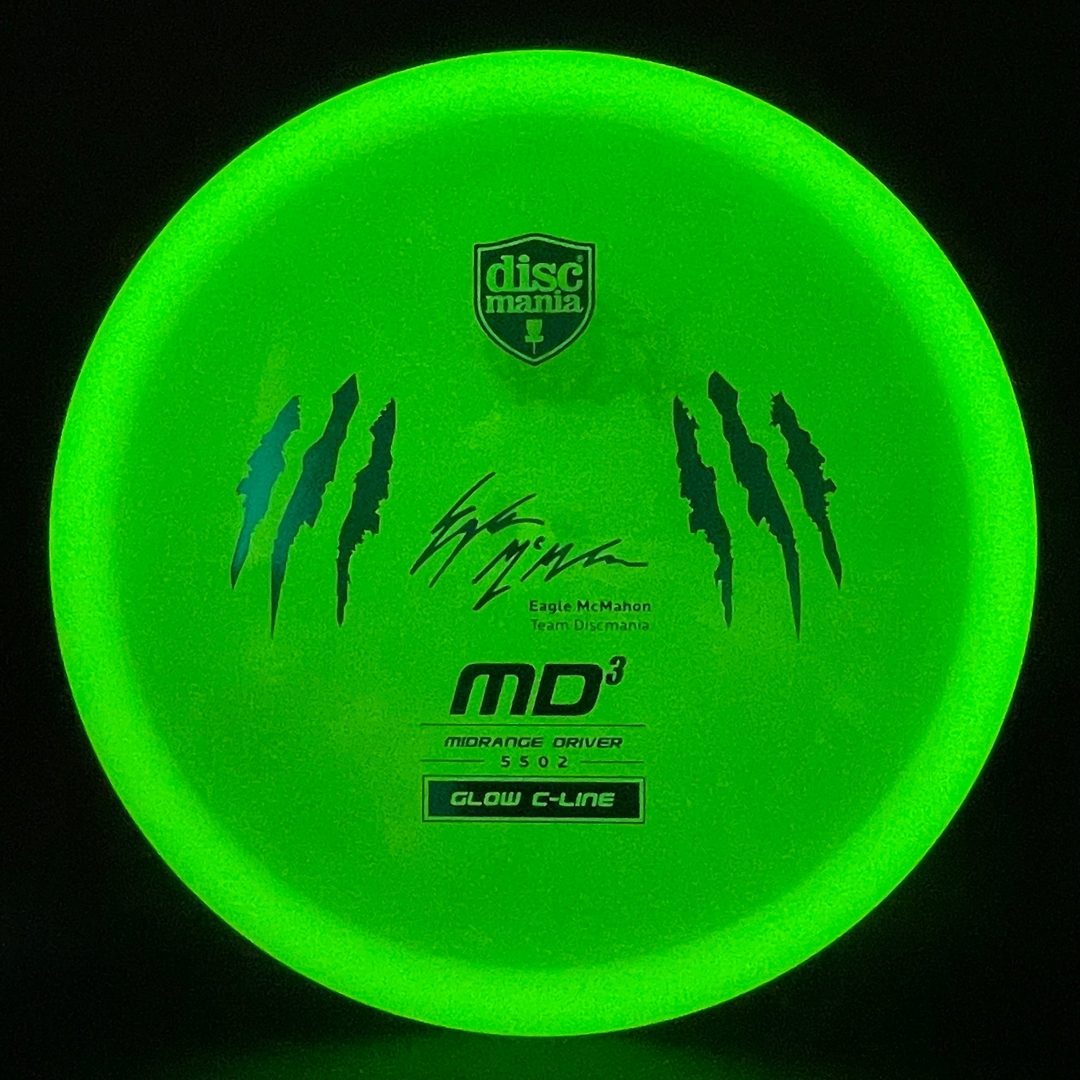 Color Glow C-Line MD3 Penned Eagle Claw *Colten Stash* Discmania