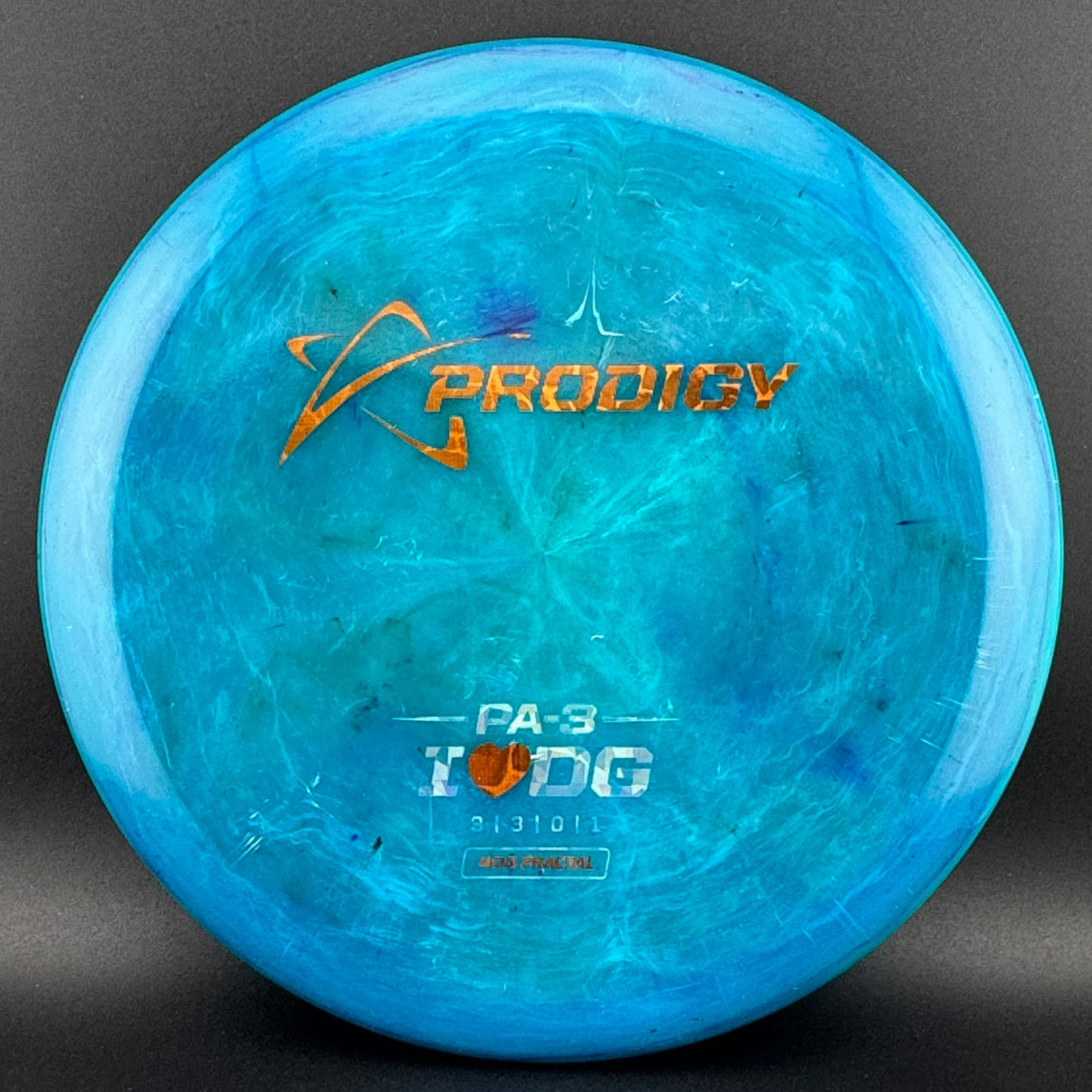 PA-3 (400 Fractal) - "I Love Disc Golf" Disc Golf Day 2026 Stamp