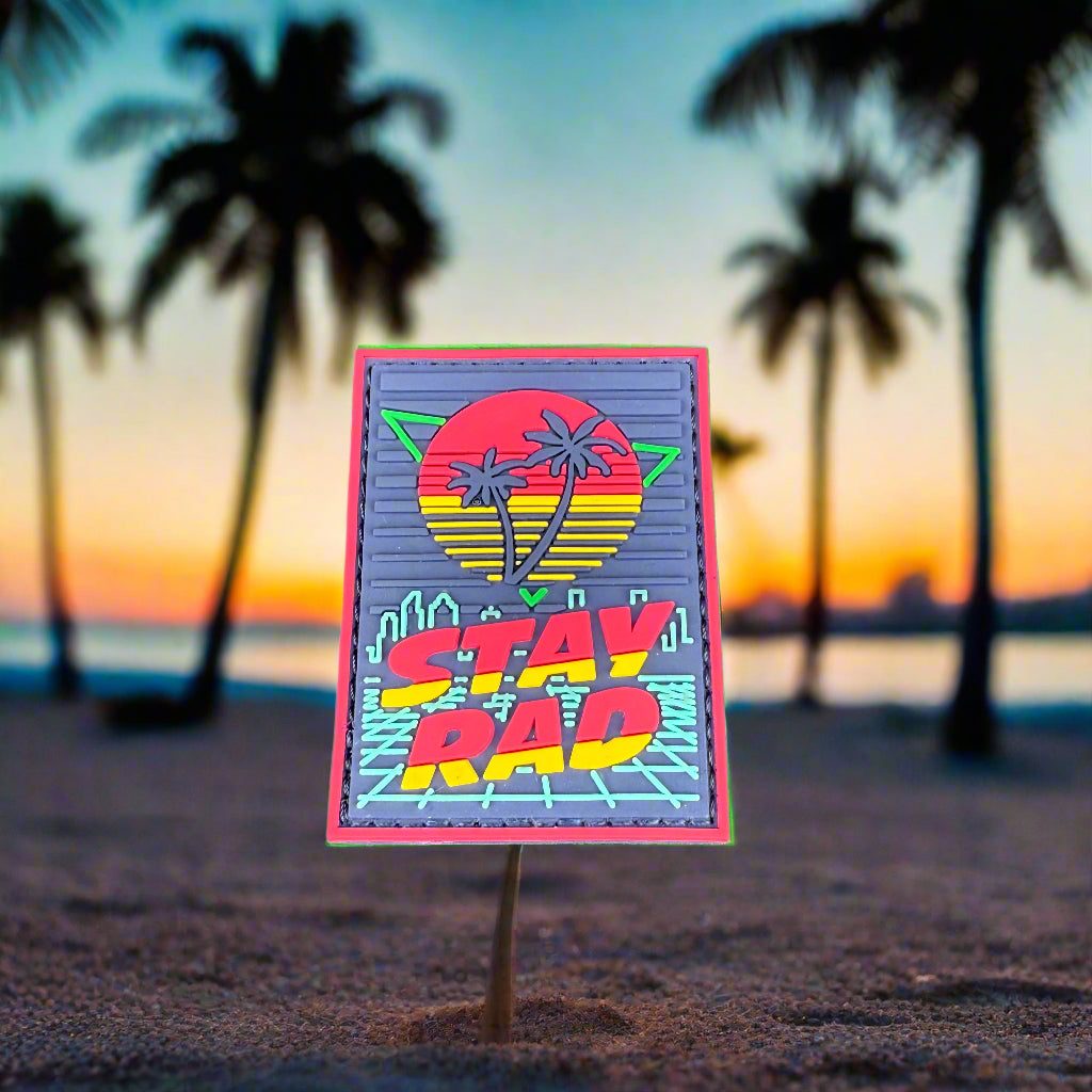 STAY RAD PVC Patch - Hook N Loop Rare Air Discs