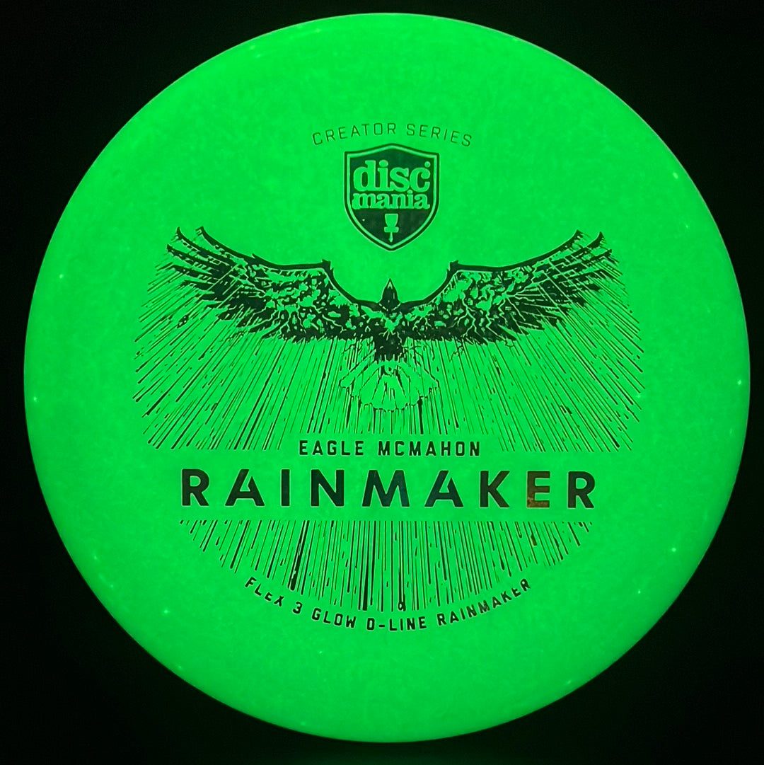 Glow D-Line Flex 4 Rainmaker *Eagle Stash* - 2022 Run - Rare Stiff Blend! Discmania