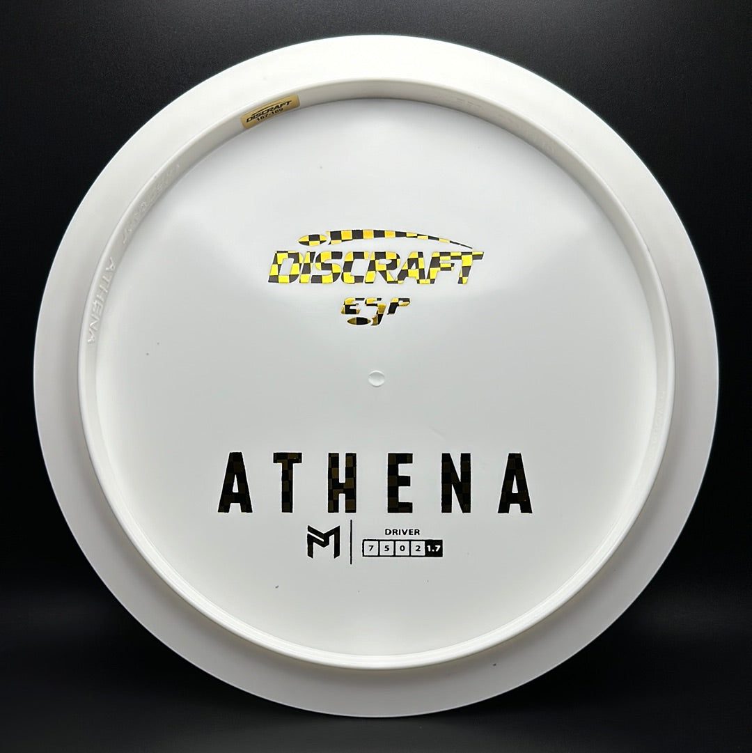 White ESP Athena - Bottom Stamp - Paul McBeth Sig Series Discraft