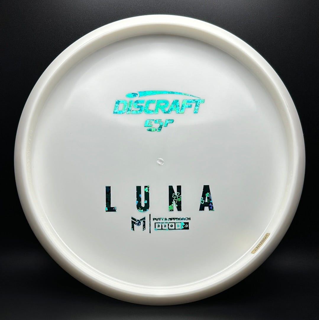 White ESP Luna - Bottom Stamp - Dyer's Delight Discraft