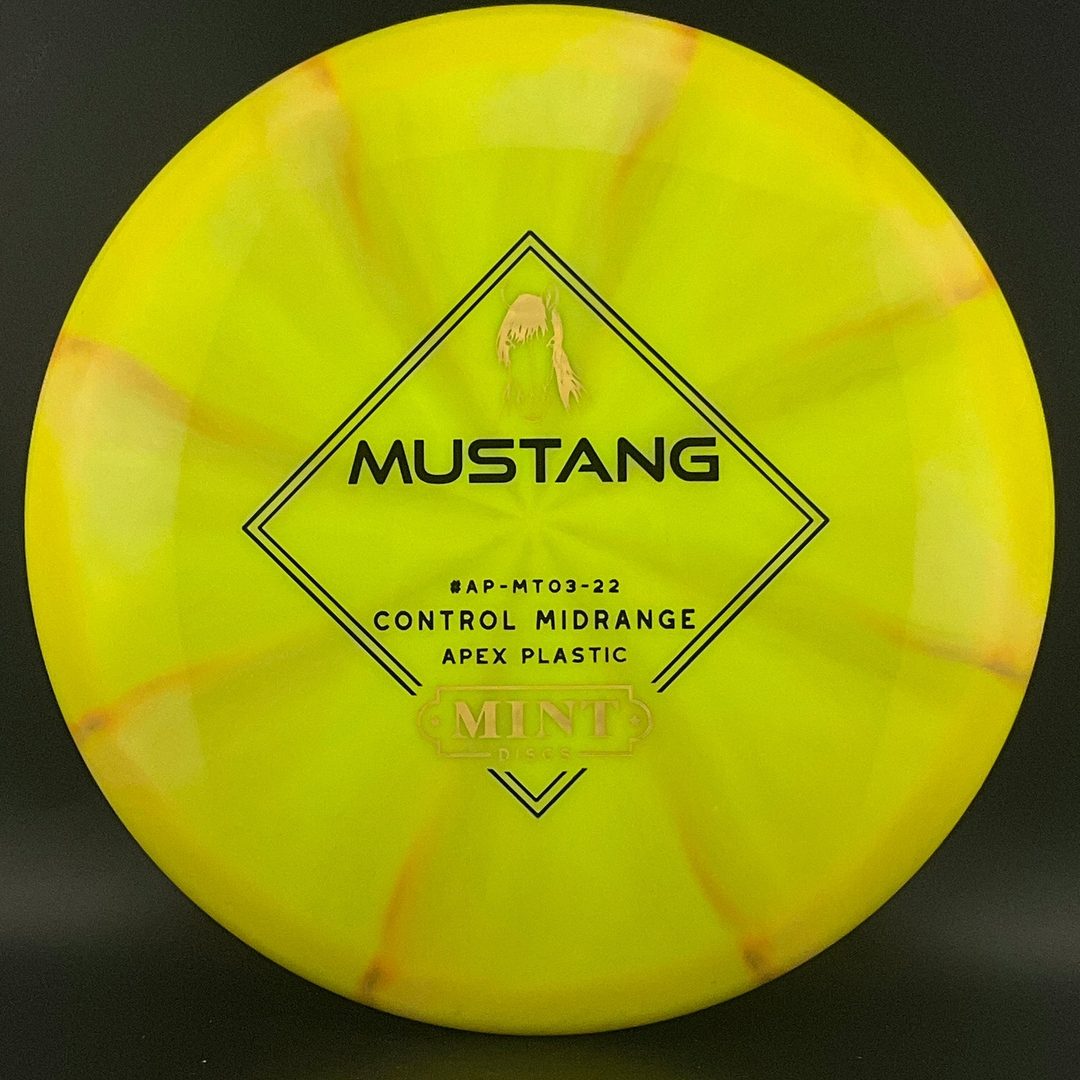 Swirly Apex Mustang - 2022 Run MINT Discs