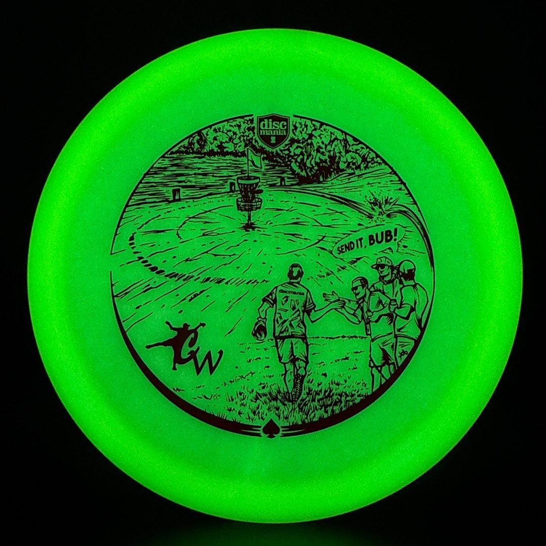 Color Glow Horizon C-Line FD1 - Casey White Send It Bub! Discmania