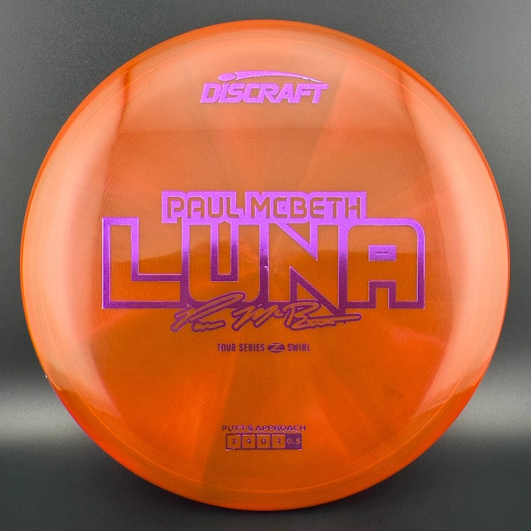 Z Swirl Luna - 2025 Paul McBeth Tour Series Discraft