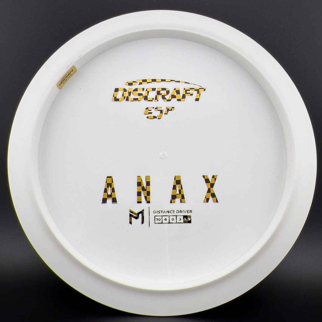White ESP Anax - Bottom Stamp Dyer's Delight - Paul McBeth Discraft
