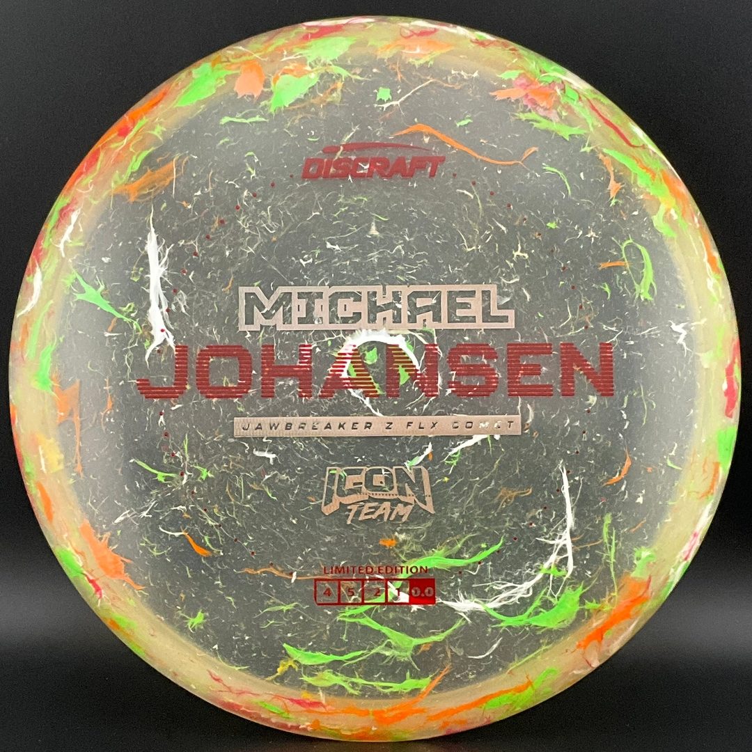 Jawbreaker Z FLX Comet - Michael Johansen Icon Team Discraft