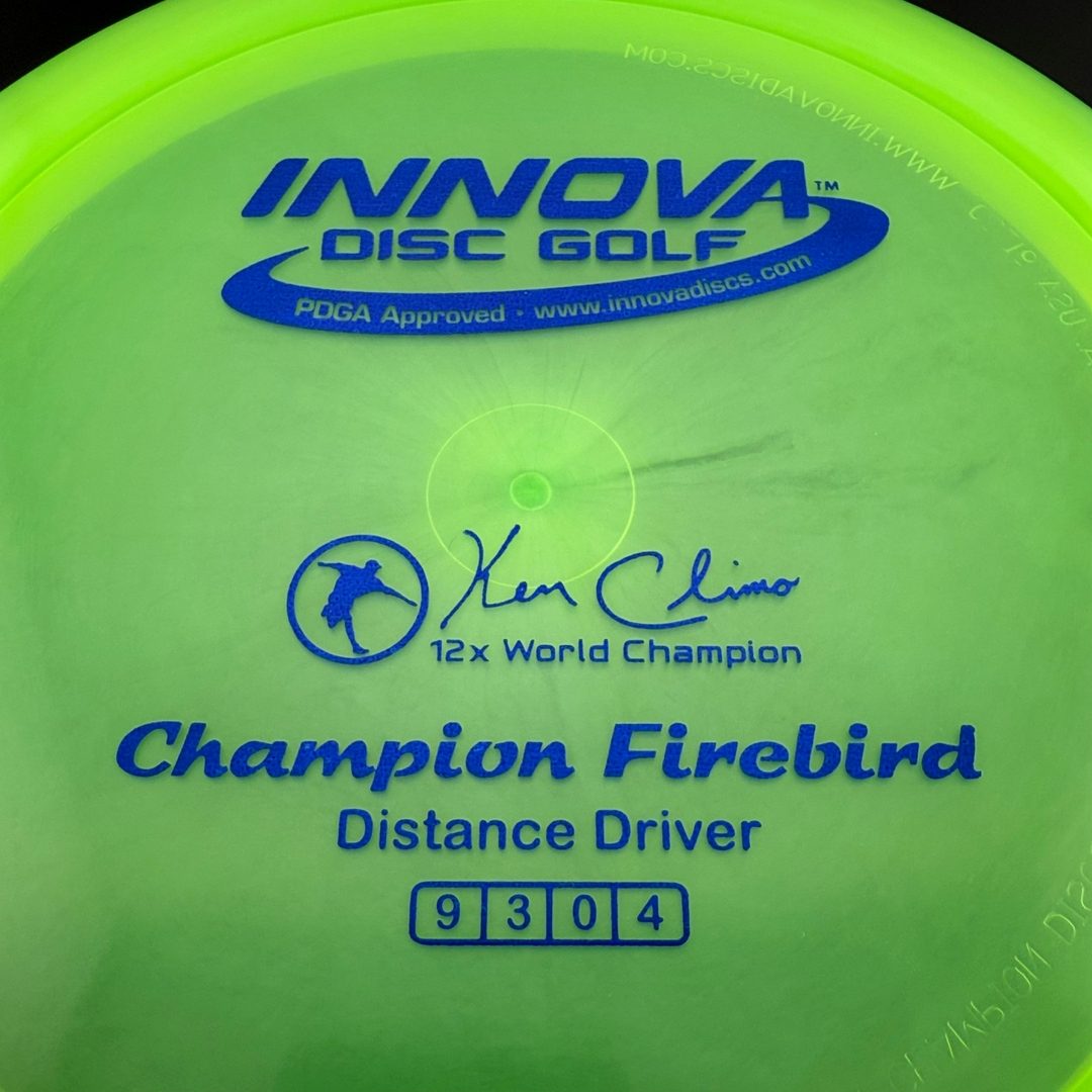 Champion Firebird FAF - Ken Climo 12x *Gibson Stash* Innova