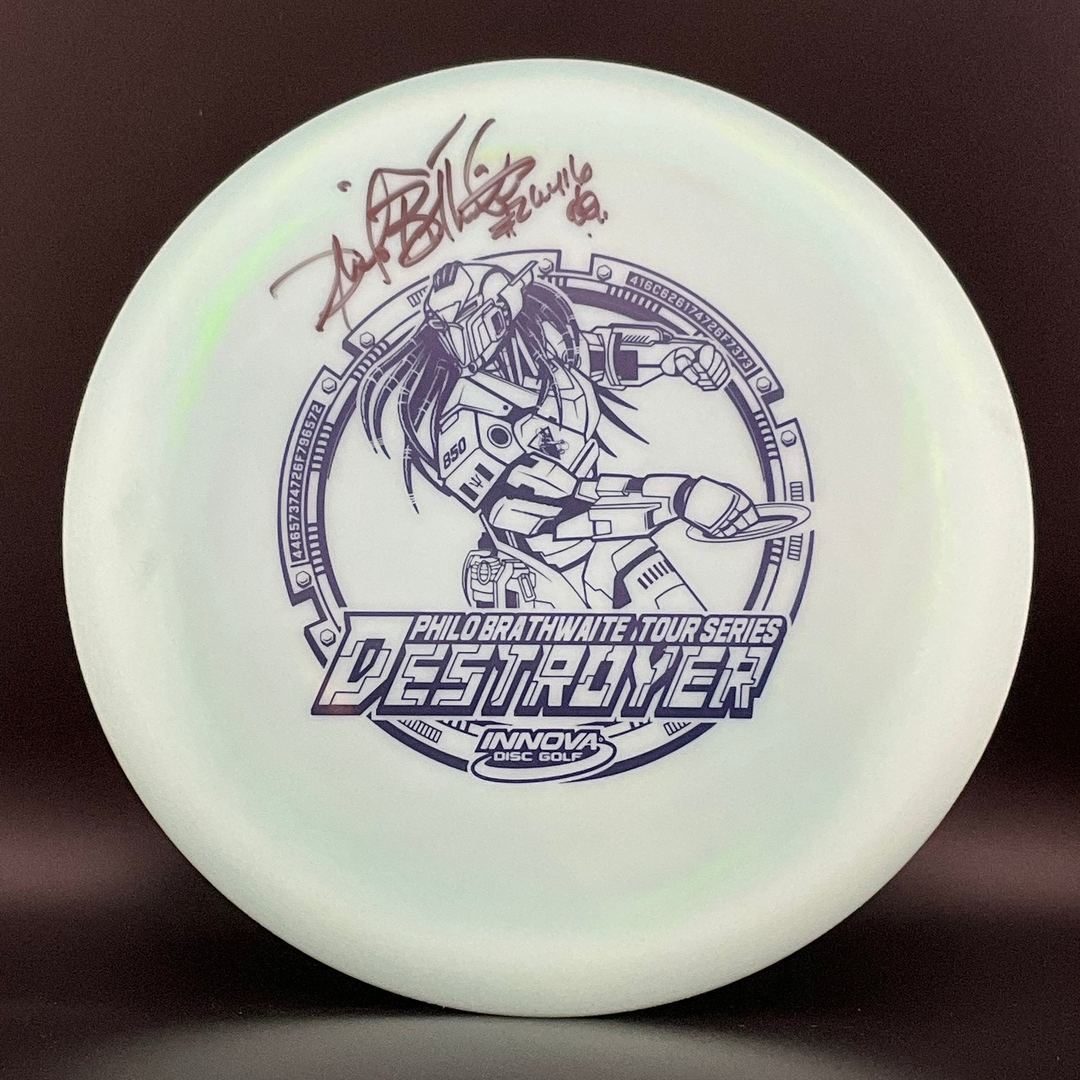 Glow Star Destroyer *Signed* - Philo Brathwaite 2019 Tour Series Innova