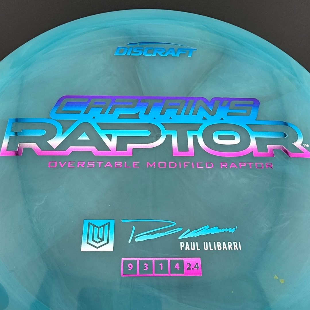 Special Z Blend Captain's Raptor - Paul Ulibarri 2025 Signature Series Discraft