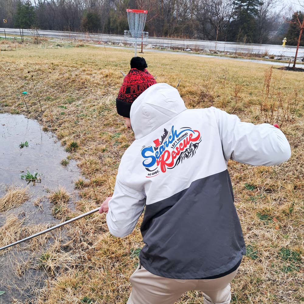 No Disc Left Behind Windbreaker Disc Store