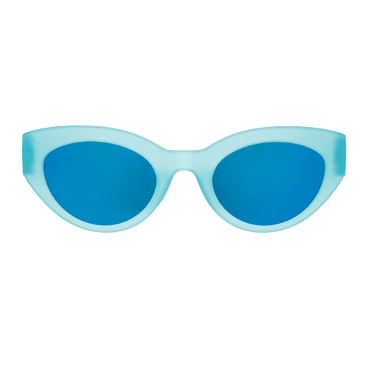 "Blue Moon's Made of Bleu Cheese” Moon G Polarized Sunglasses Goodr