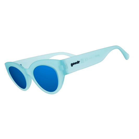 "Blue Moon's Made of Bleu Cheese” Moon G Polarized Sunglasses Goodr