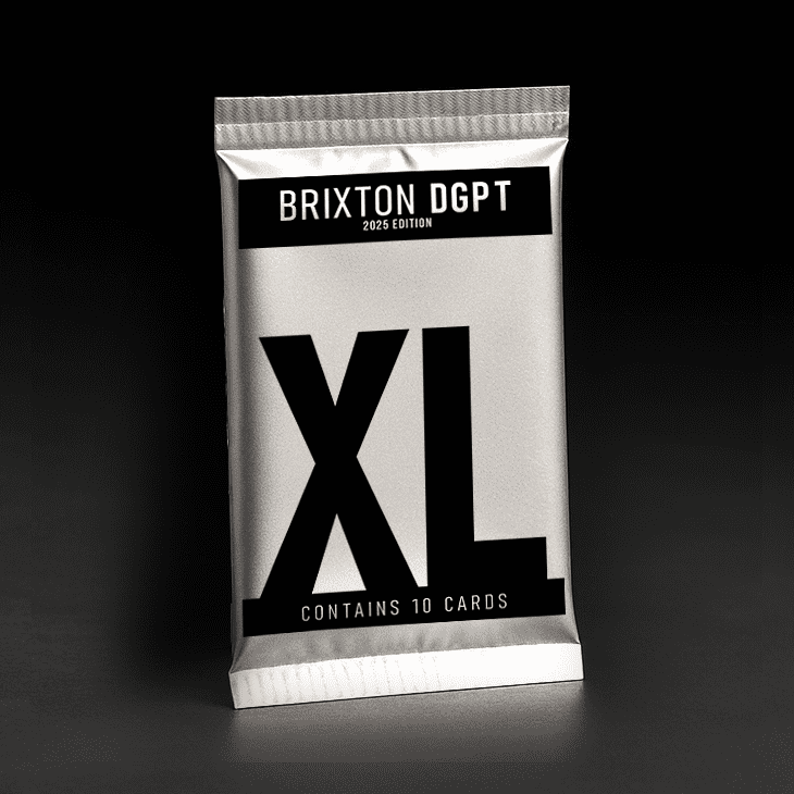 2025 Brixton XL 10 Pack - Disc Golf Trading Cards Brixton