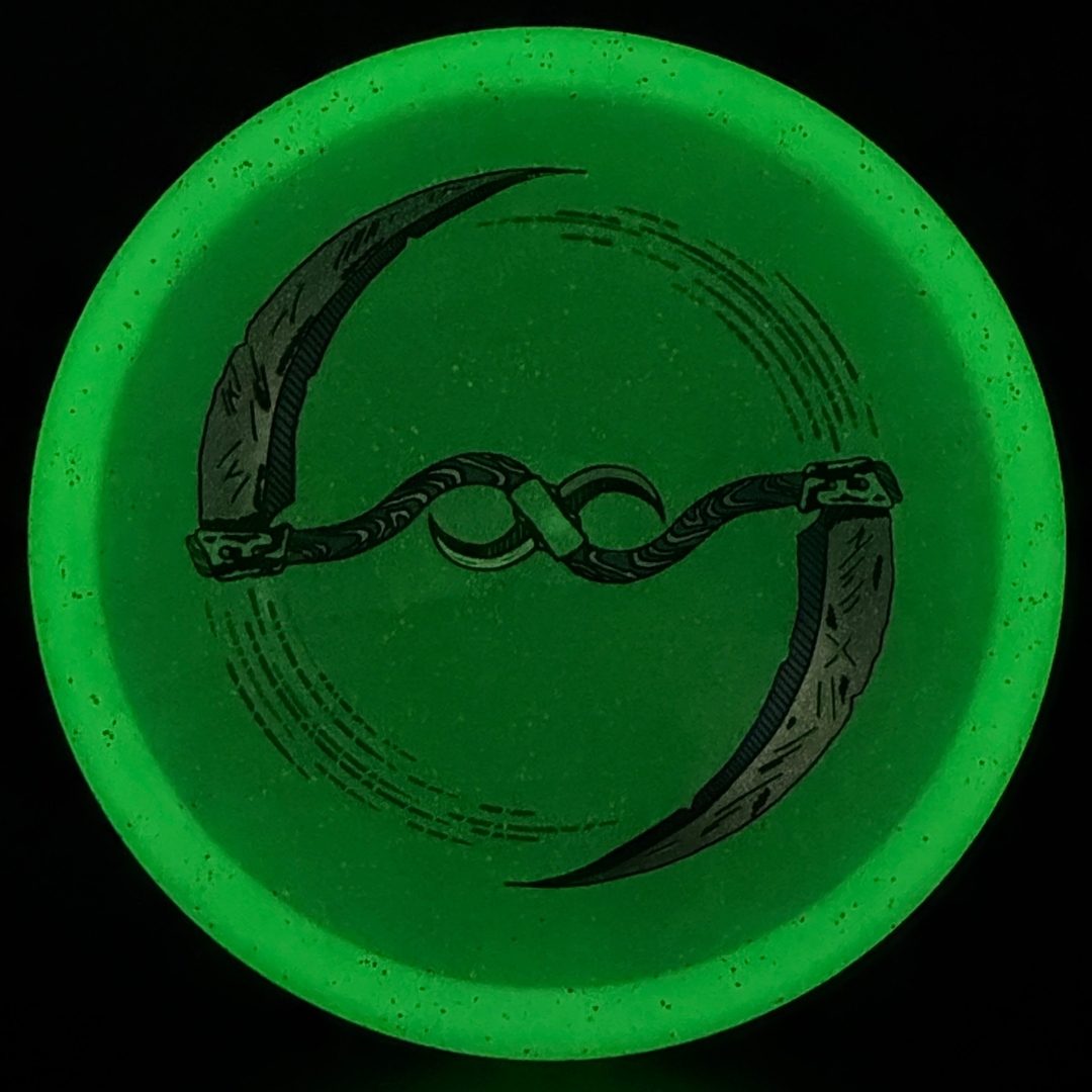 Metal Flake Glow C-Blend Inca - "Infinity Blade" by Ripper Studios Infinite Discs