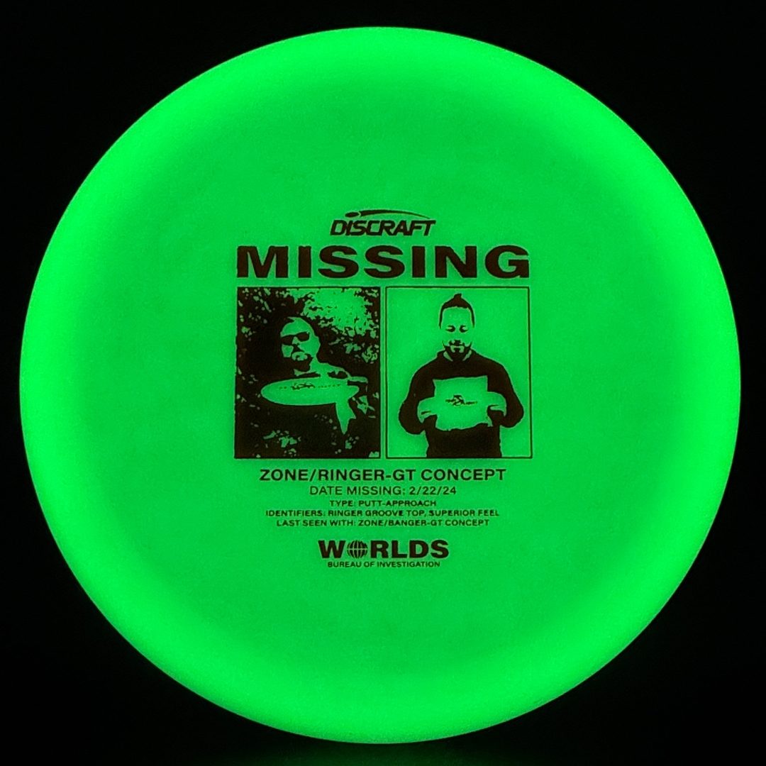 Glo ESP Zone GT Ringer Top - Missing - Worlds 2024 Discraft