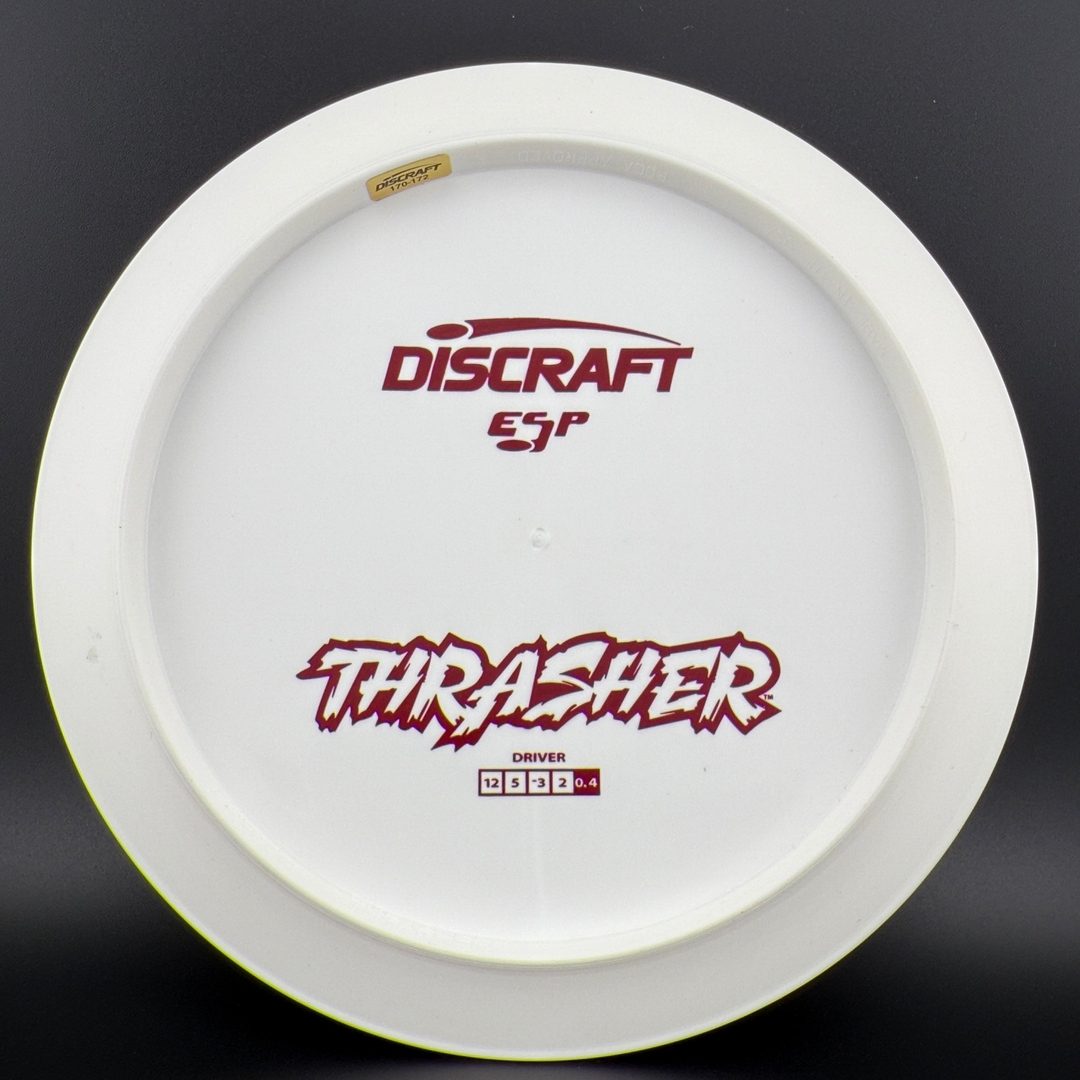 White ESP Thrasher - Bottom Stamp Dyer's Delight Discraft