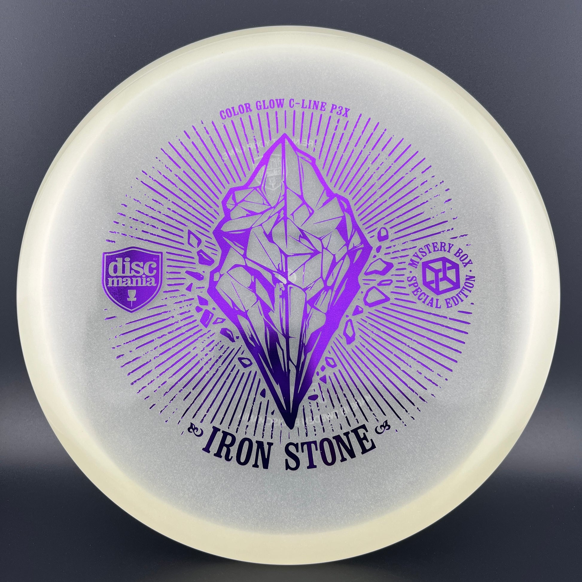 Color Glow C-Line P3X - First Run "Iron Stone" MB 23 Discmania