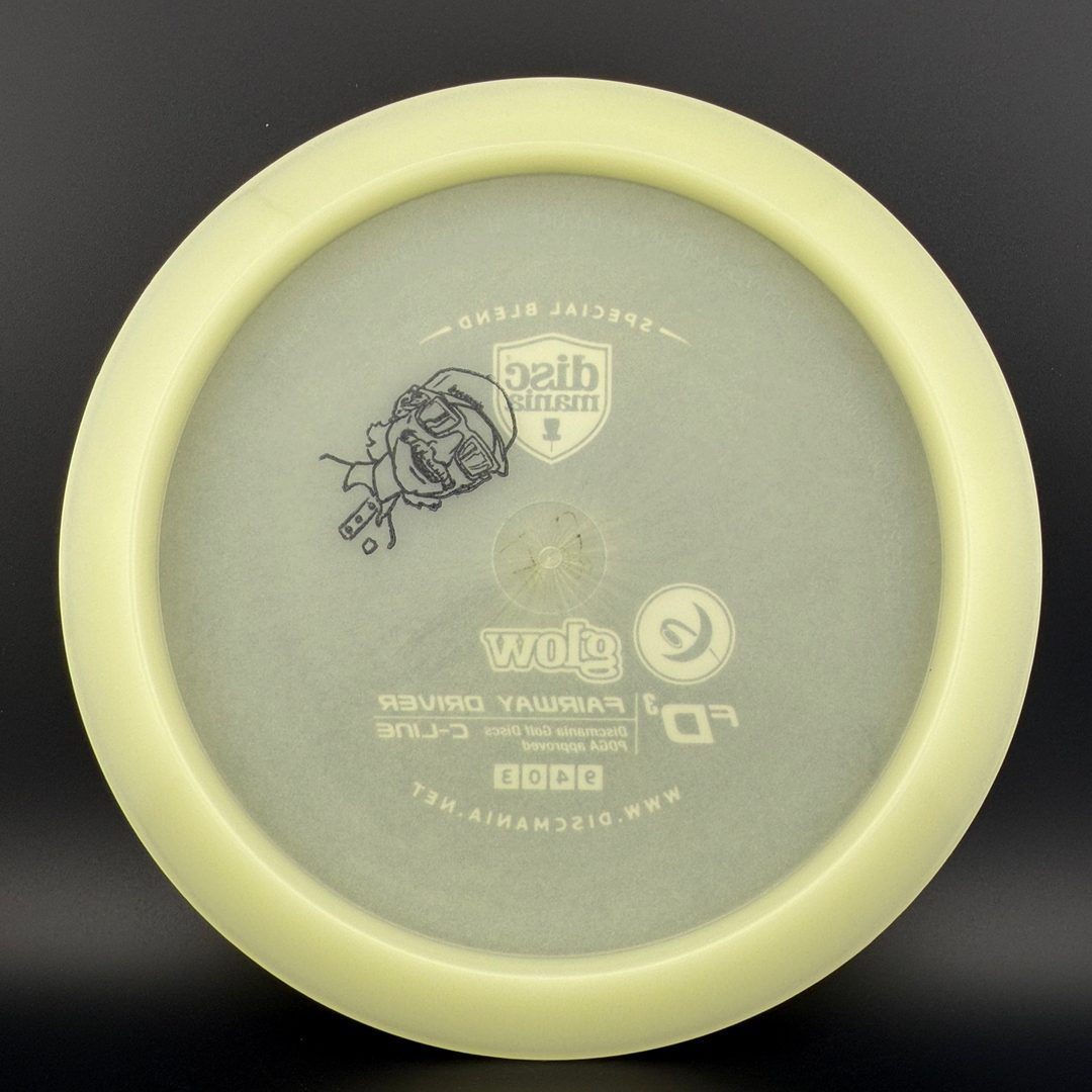 Glow C-Line FD3 Penned - Innova Made *Colten Stash* Discmania