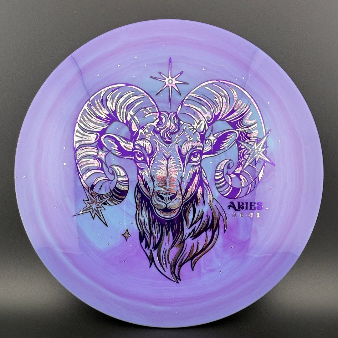 Swirly Sirius Aries (1.1) - Cosmic Ram by Tony Diaz