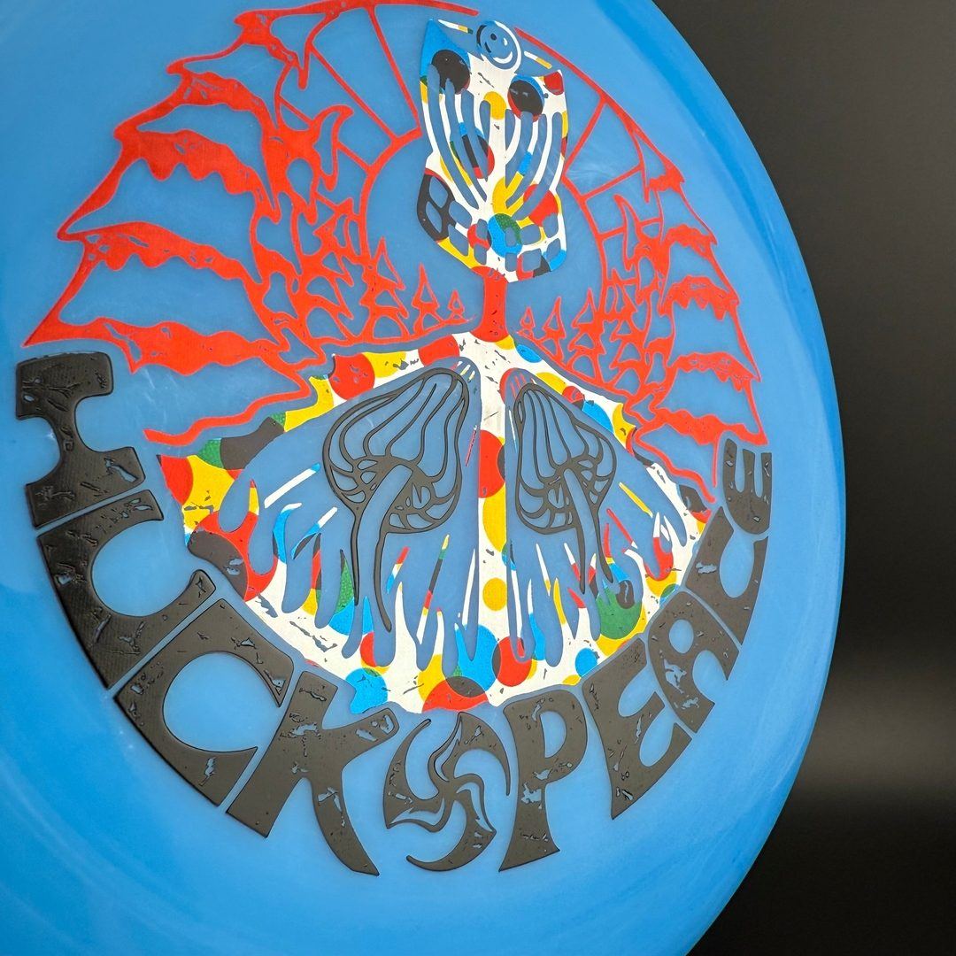 Soft Neo Spore - Huk Lab Peace Triple Foil Stamp Discmania