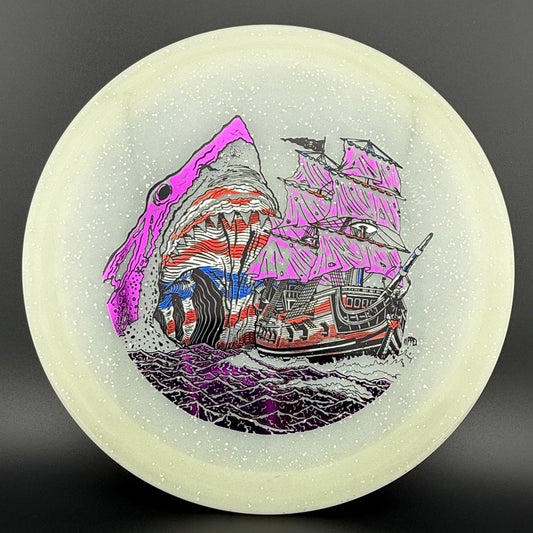 Metal Flake Glow C-Blend Galleon First Run "Megalodon" by Ripper Studios Infinite Discs