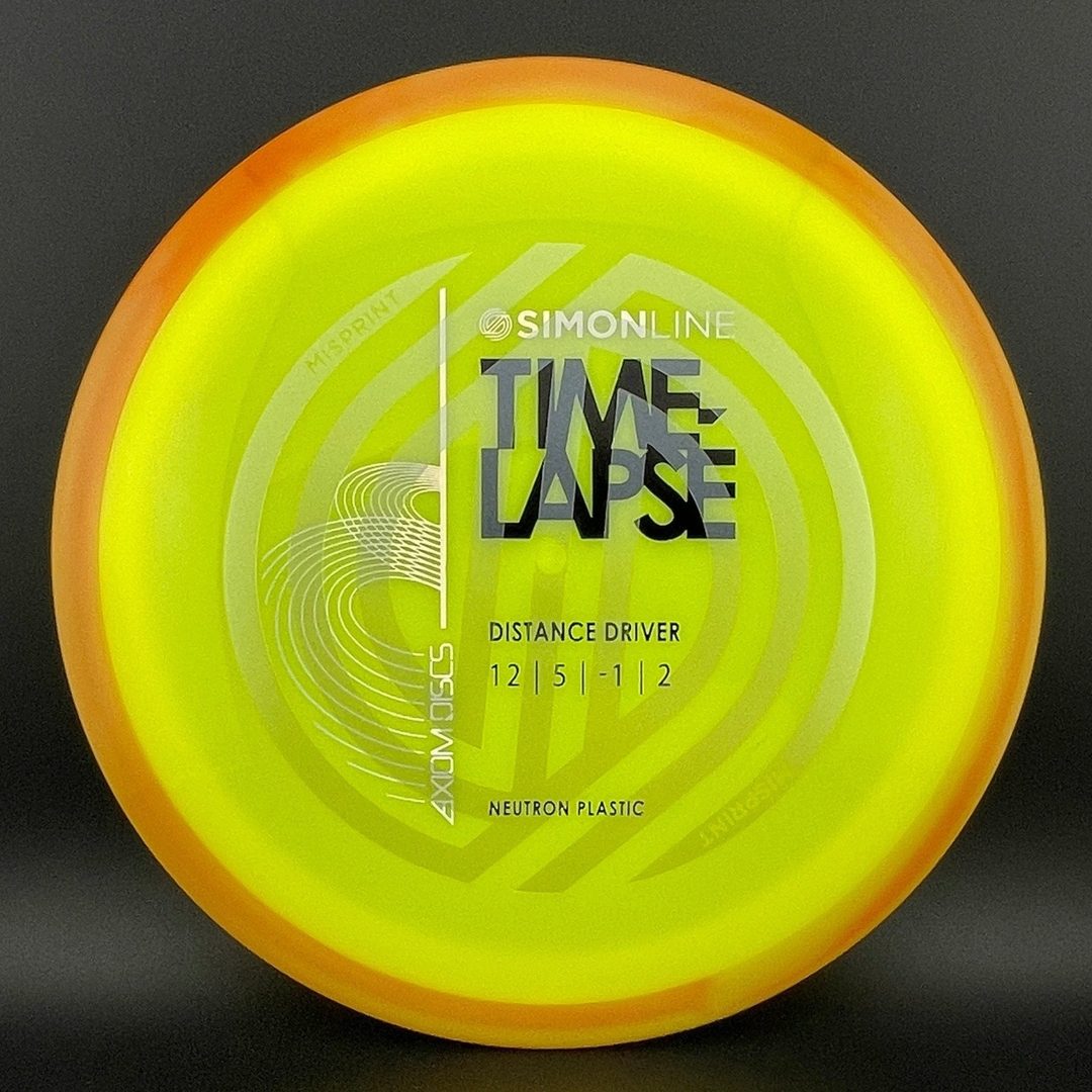 Neutron Time-Lapse Re-Tooled - Simon Line Misprint Axiom