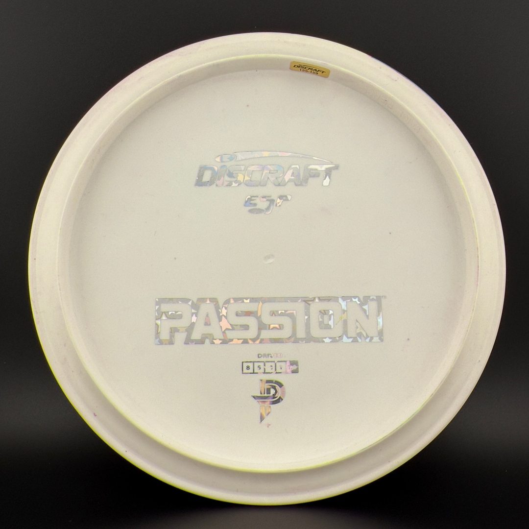 White ESP Passion - Greazy Dyed - Bottom Stamp Discraft