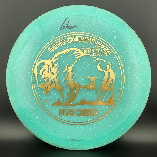 Metal Flake Glow C-Blend Scepter - Tournament Stamp *Gibson Stash Used* Infinite Discs